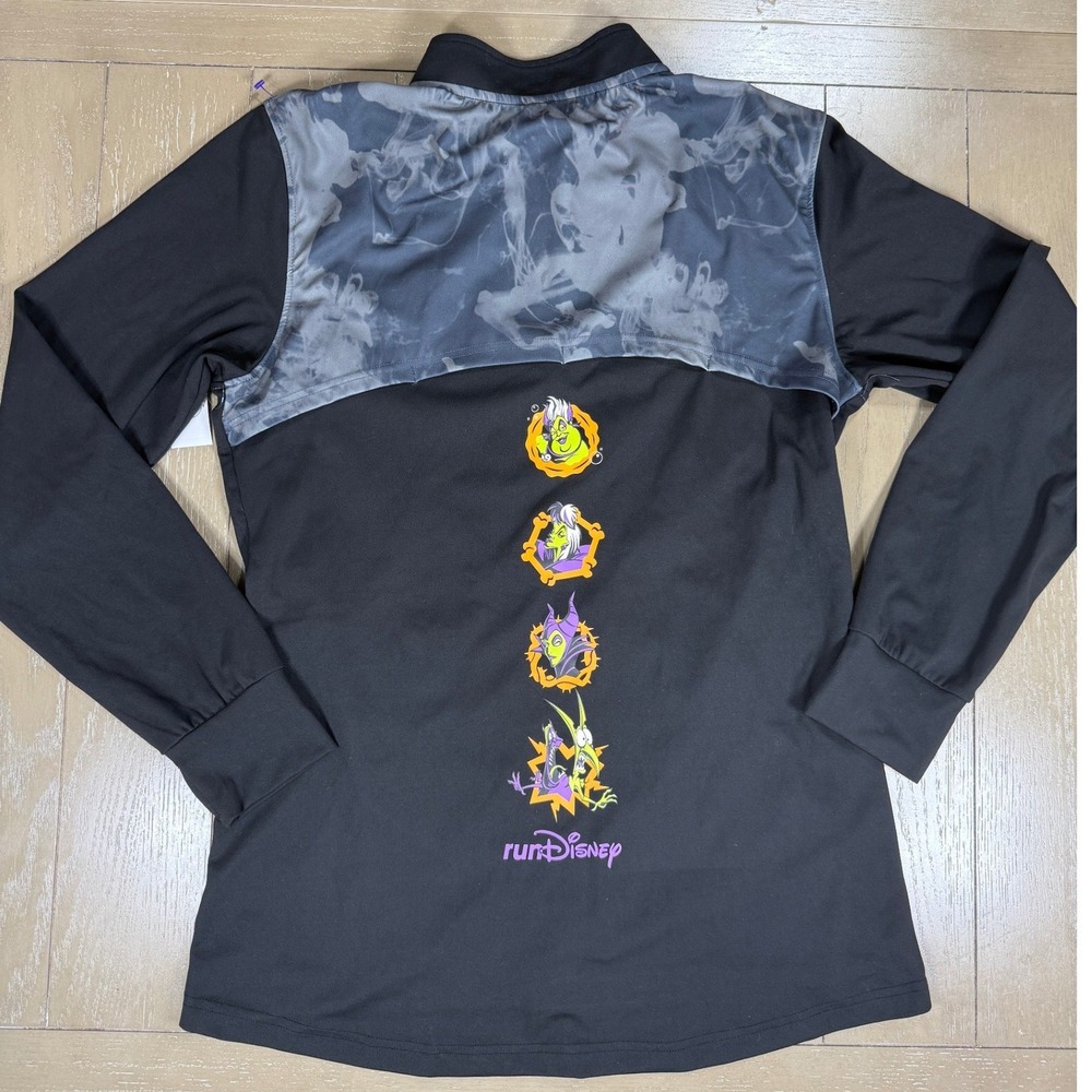runDisney Jacket Womens Large Black Disneyland Halloween Half Marathon 2024 - Picture 3 of 11